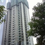 Un building en construction